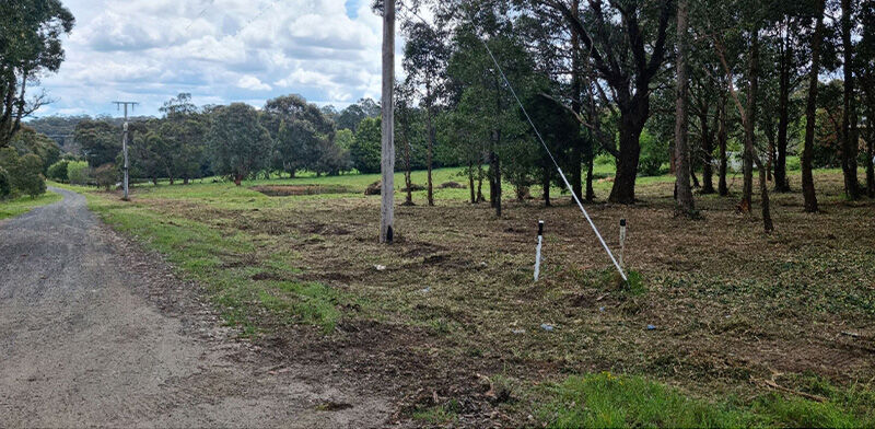 Fence Line Removal and Mulch After - EME